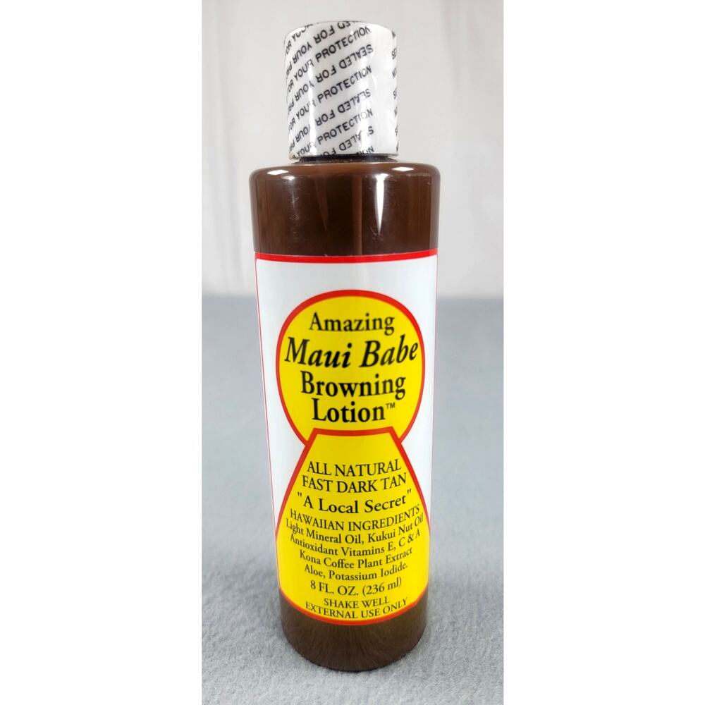 NEW Maui Babe Browning Lotion 8oz Hawaiian Fast Dark Tan Tanning Lotion